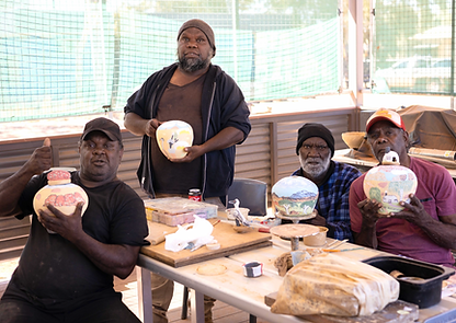 Ntaria Pottery, Men's Exhibition & Hermannsburg Potters Open Day